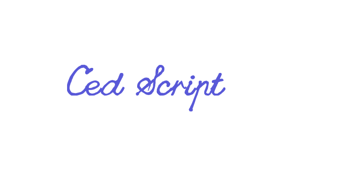 Ced Script Font Download