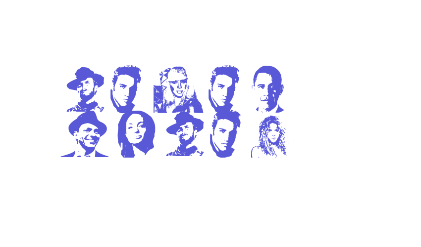 Celeb Faces Font Download