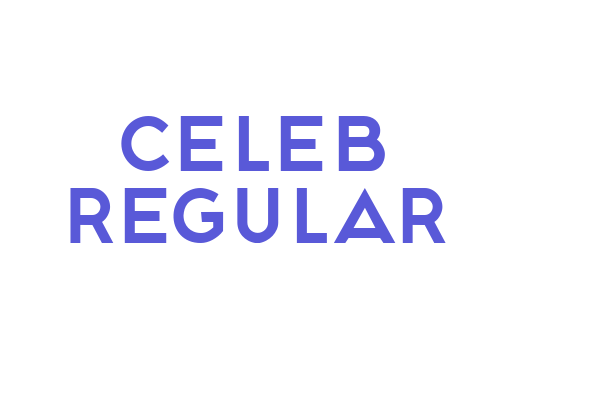 Celeb Regular Font