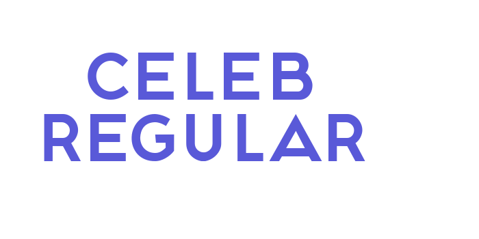 Celeb Regular Font