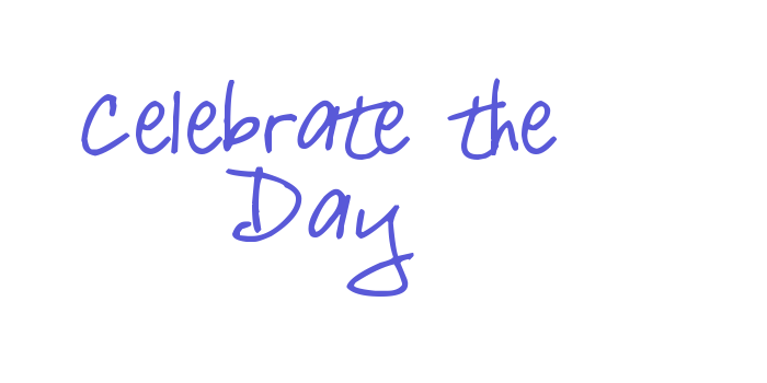 Celebrate the Day Font Download