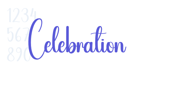 Celebration font free