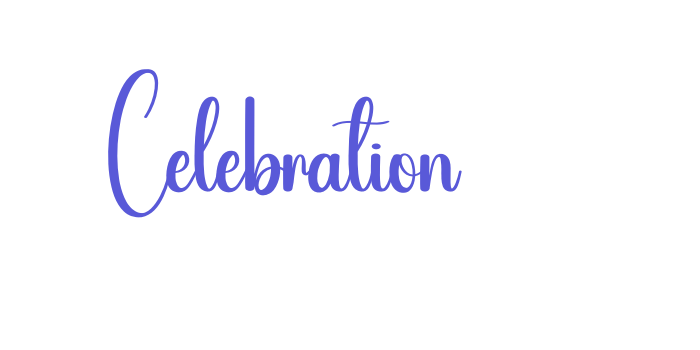 Celebration Font Download