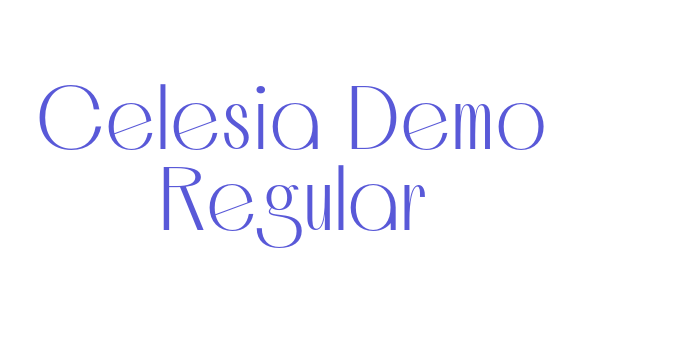 Celesia Demo Regular Font Download