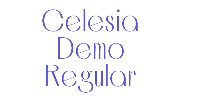 Celesia Demo Regular Font