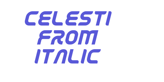 Celesti From Italic Font Download