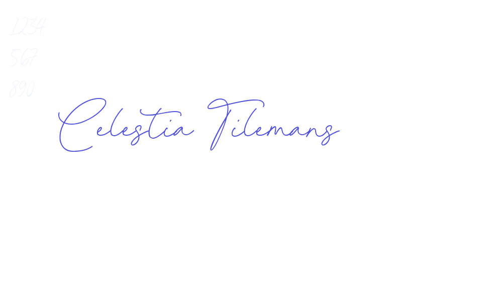 Celestia Tilemans-font-download