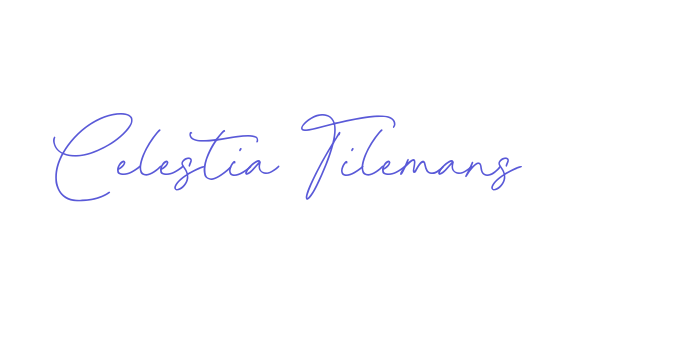 Celestia Tilemans Font