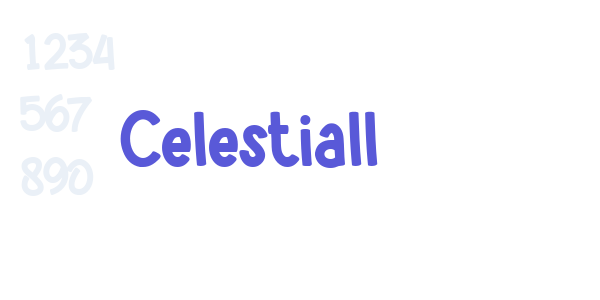 Celestiall font free