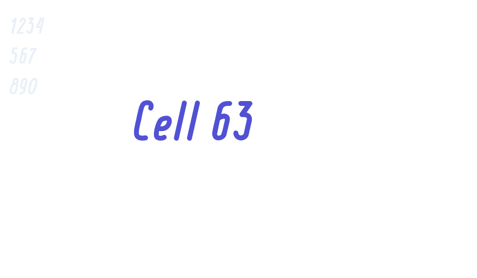 Cell 63-font-download