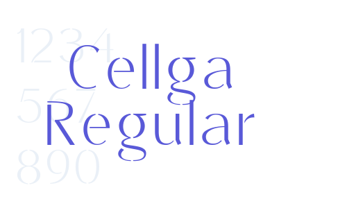 Cellga Regular Font Download