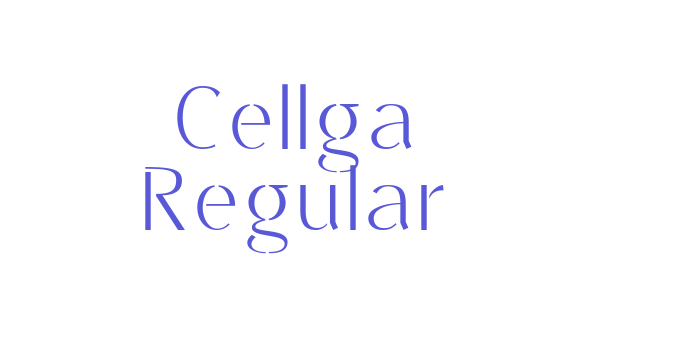 Cellga Regular Font Download