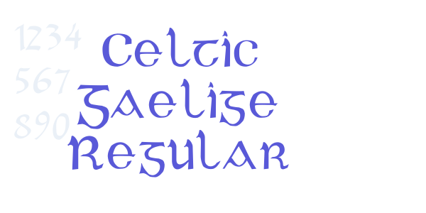 Celtic Gaelige Regular font free