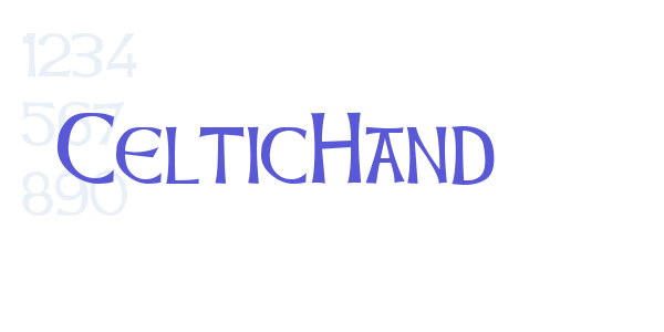 CelticHand font free