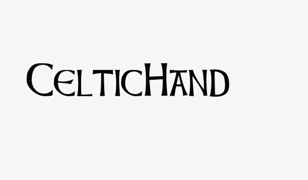 CelticHand Font