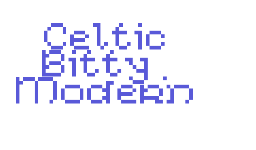 Celtic Bitty – Modern Font Download