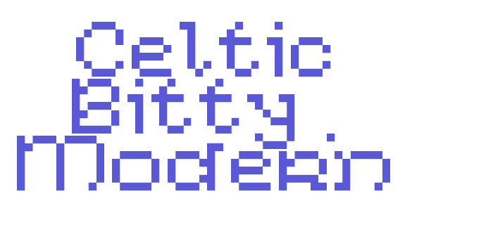 Celtic Bitty – Modern Font Download