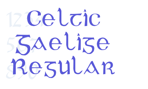 Celtic Gaelige Regular Font Download