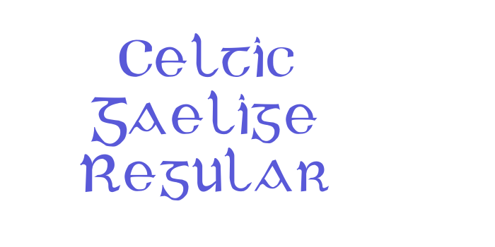 Celtic Gaelige Regular Font Download