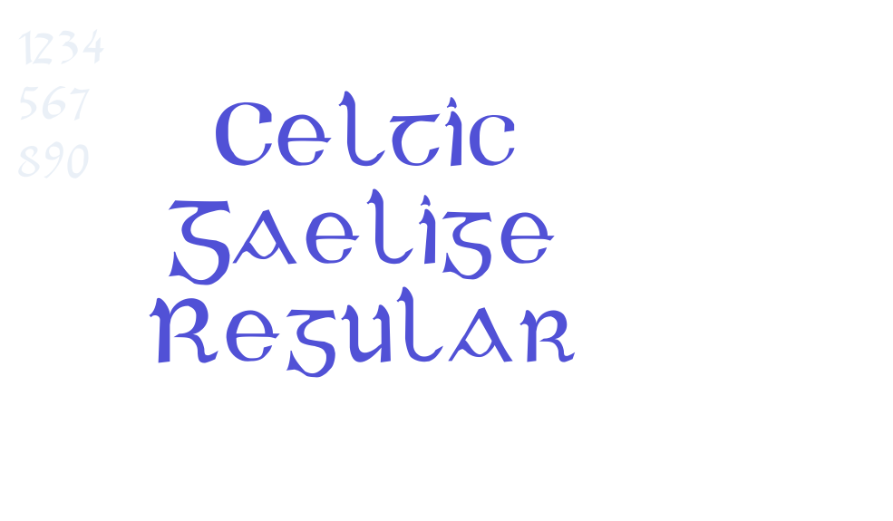 Celtic Gaelige Regular-font-download