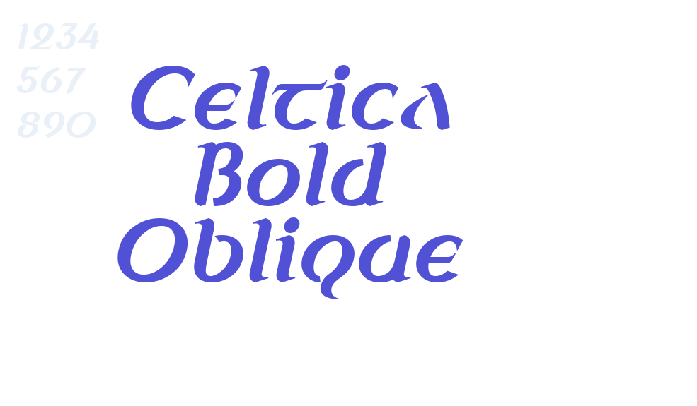 Celtica Bold Oblique-font-download