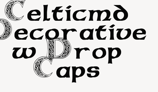 Celticmd Decorative w Drop Caps Font