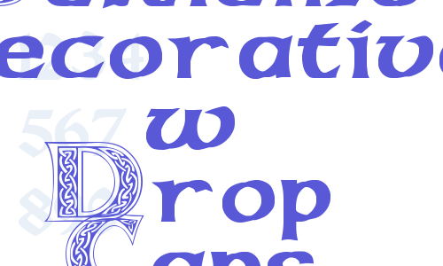 Celticmd Decorative w Drop Caps Font Download