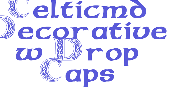 Celticmd Decorative w Drop Caps Font Download