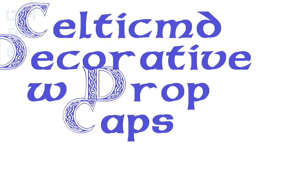 Celticmd Decorative w Drop Caps-font-download