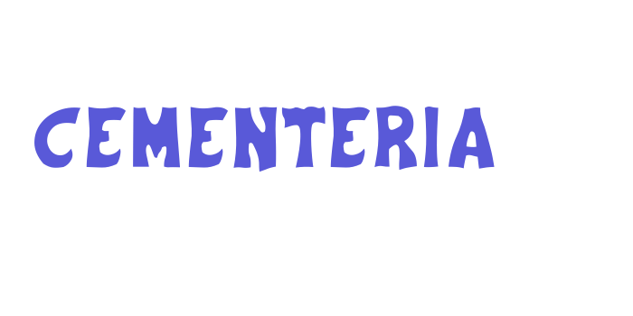 Cementeria Font Download