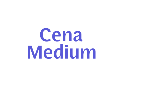 Cena Medium Font