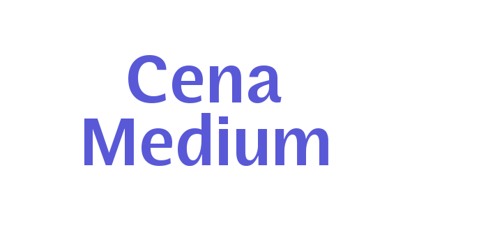 Cena Medium Font