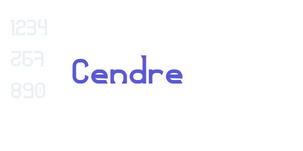 Cendre font free