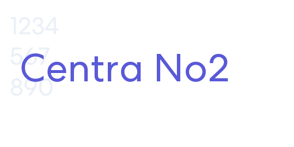 Centra No2 font free