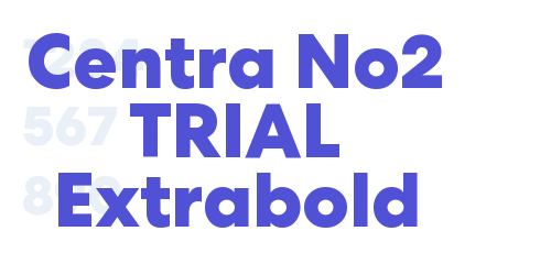 Centra No2 TRIAL Extrabold