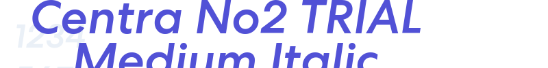 Centra No2 TRIAL Medium Italic-font