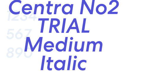 Centra No2 TRIAL Medium Italic-font-download