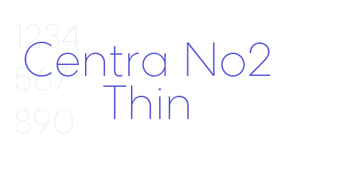Centra No2 Thin-font-download