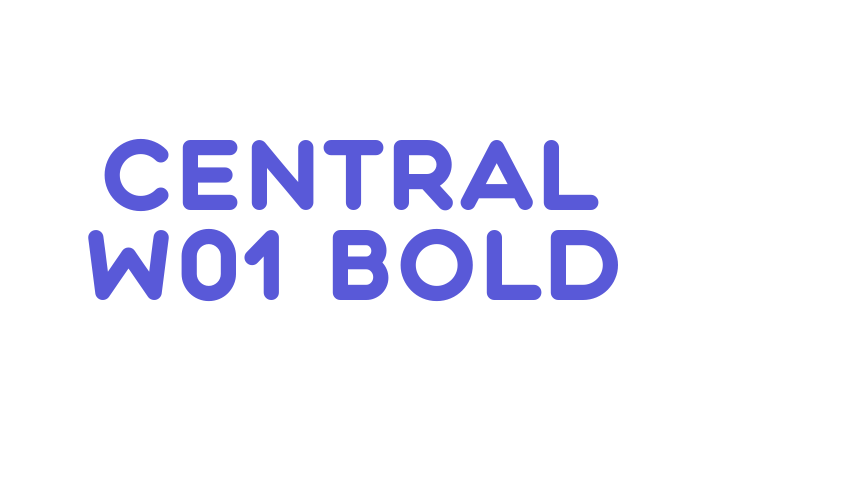 Central W01 Bold Font Download