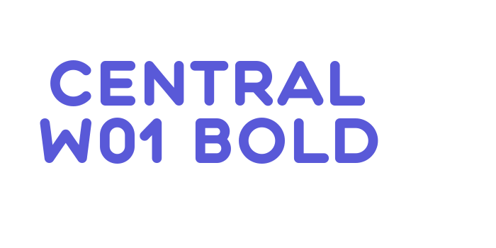 Central W01 Bold Font Download