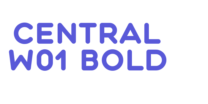 Central W01 Bold Font