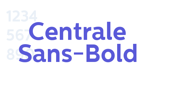 Centrale Sans-Bold font