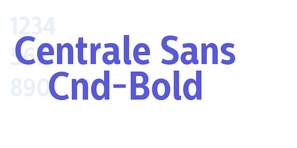 Centrale Sans Cnd-Bold font free