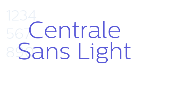 Centrale Sans Light font free