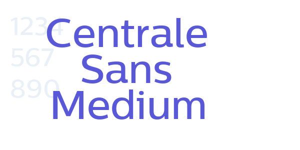 Centrale Sans Medium font free