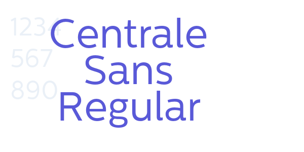 Centrale Sans Regular font free