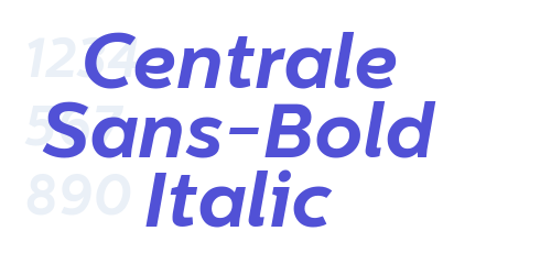 Centrale Sans-Bold Italic-font-download