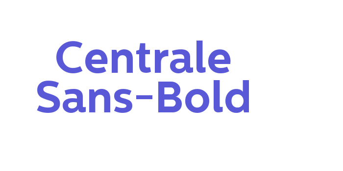 Centrale Sans-Bold Font Download