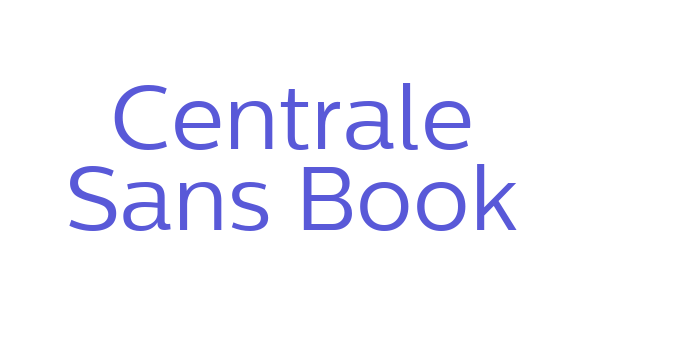 Centrale Sans Book Font Download