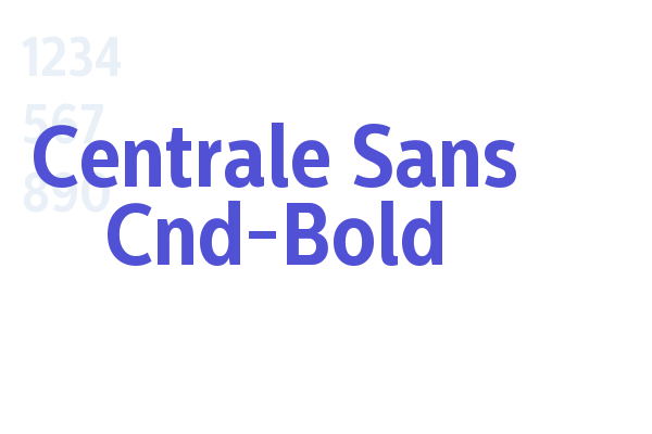 Centrale Sans Cnd-Bold